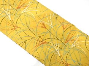 アンティーク　金通しススキ模様袋帯(材料)